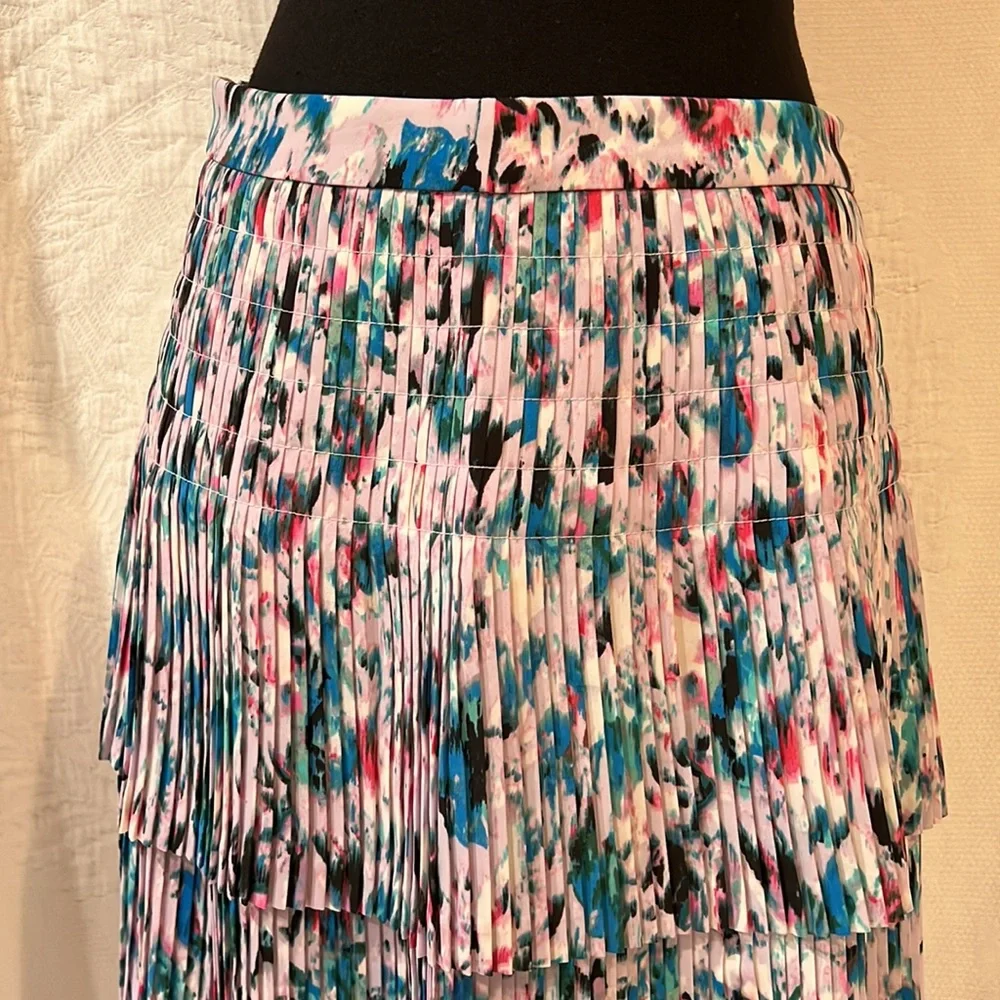 J Crew tiered pleated skirt, size‎ 2